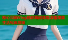 糖心司雨Vlog精彩瞬间集锦温馨甜美生活写真展现