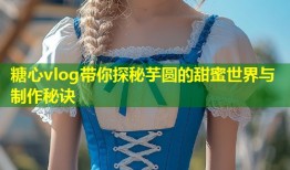 糖心vlog带你探秘芋圆的甜蜜世界与制作秘诀