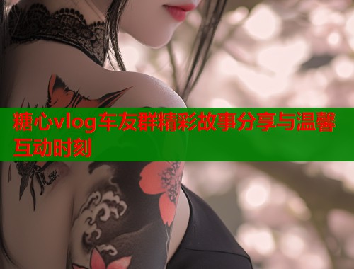 糖心vlog车友群精彩故事分享与温馨互动时刻