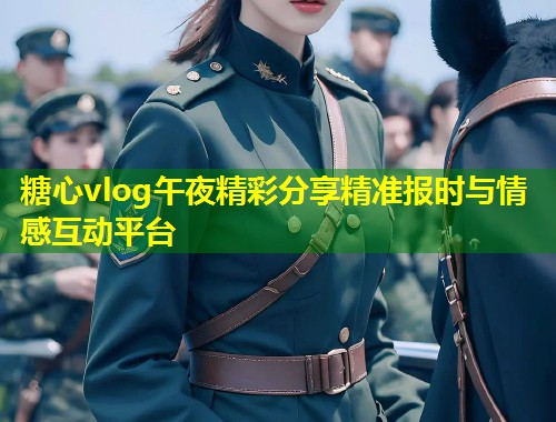 糖心vlog午夜精彩分享精准报时与情感互动平台