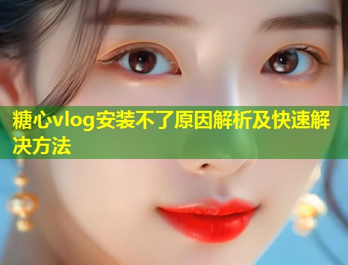 糖心vlog安装不了原因解析及快速解决方法